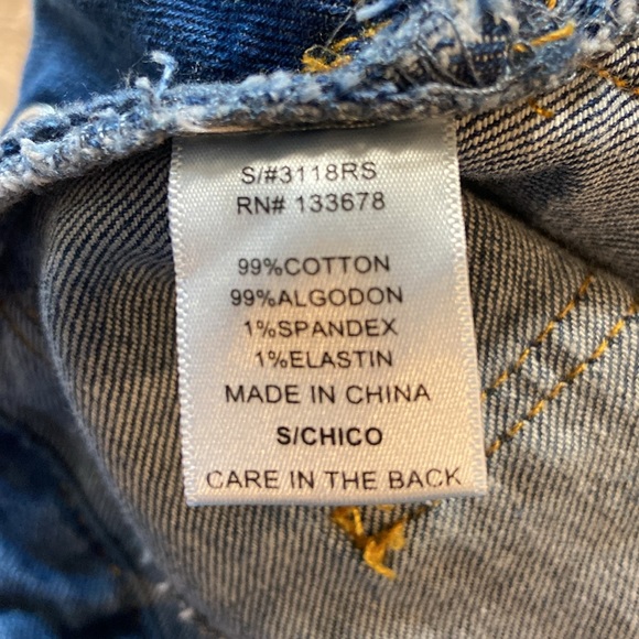 Love Tree Denim Distressed Overalls Size Small - Picture 4 of 8